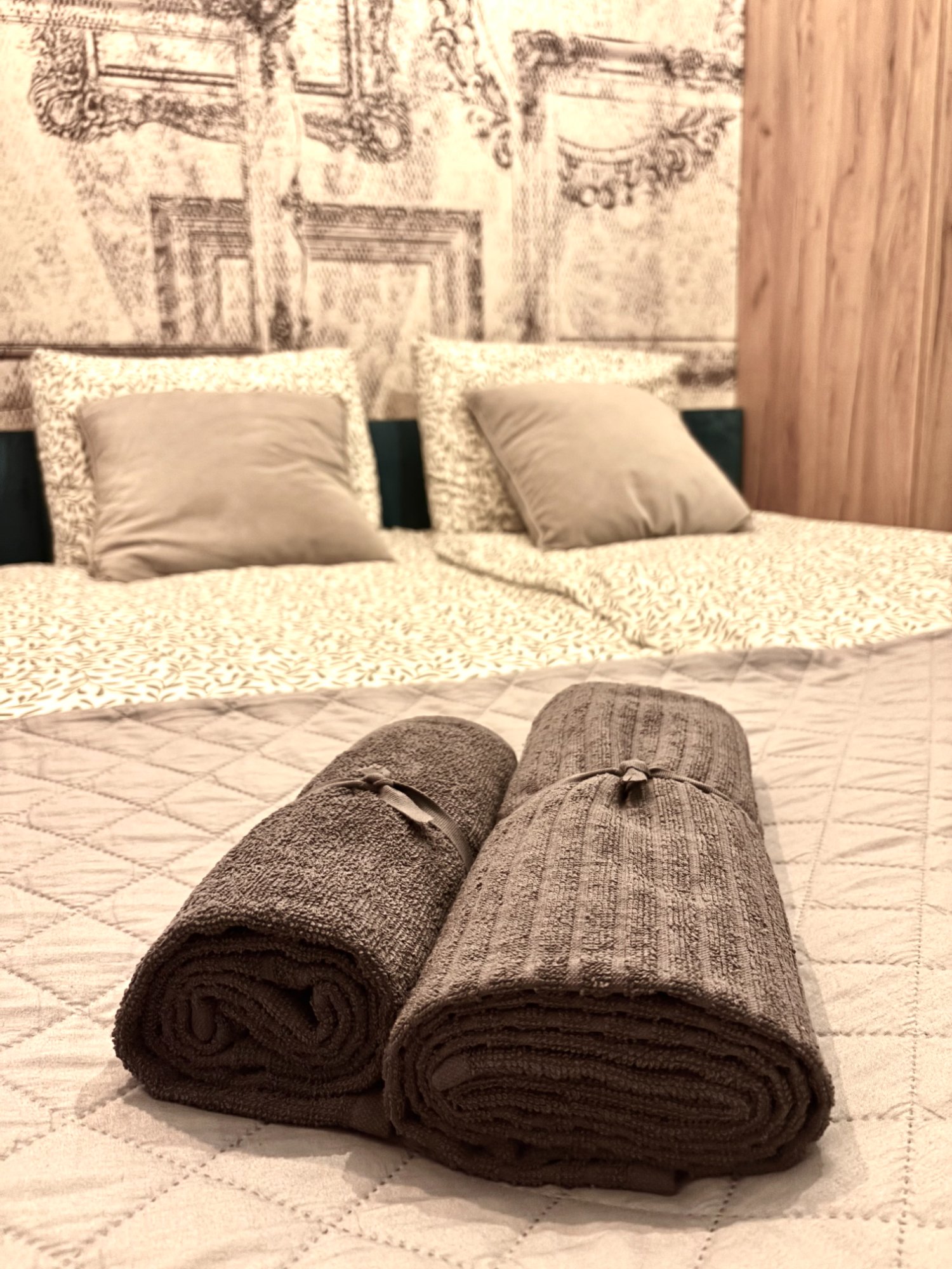 The Vinci Residence - Ręczniki na łóżku